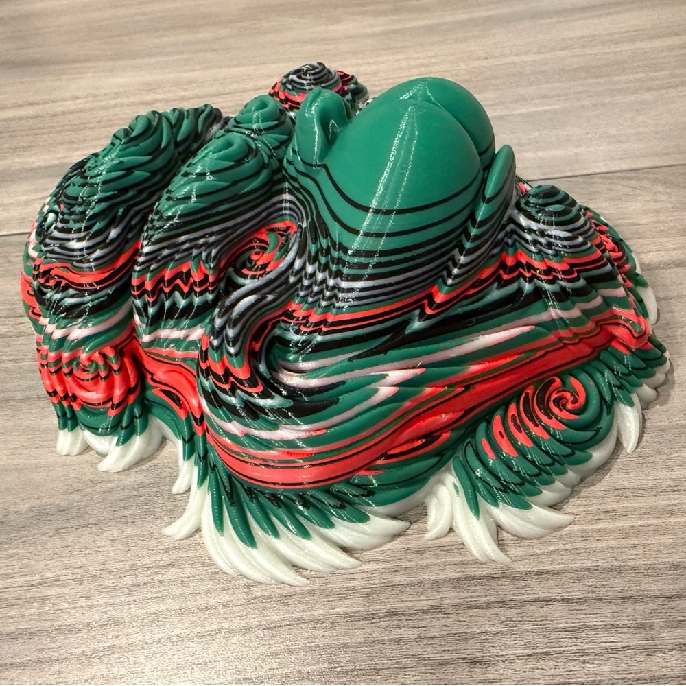 Colorful Grinch Swirl Wall Art - Picture 3 of 4